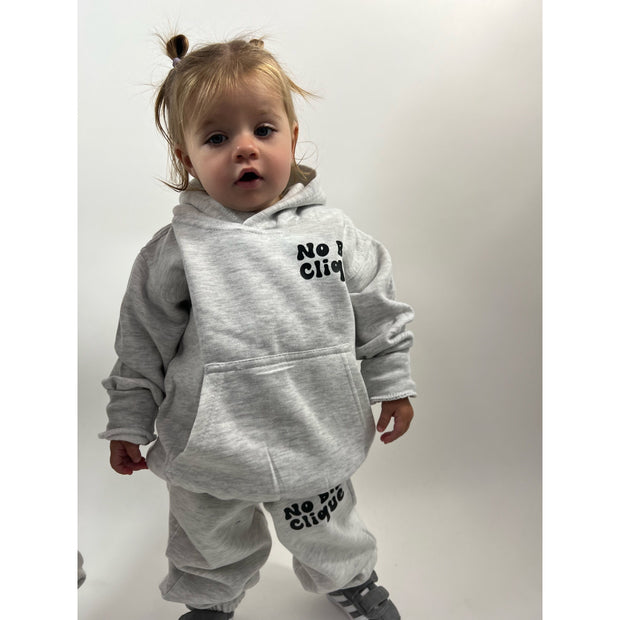 No Bib Clique Ash/black tracksuit