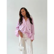 Candy Pink striped shirt