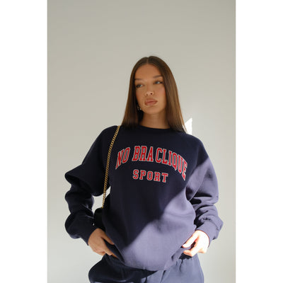 NBC Varsity sport Navy/Red Sweater