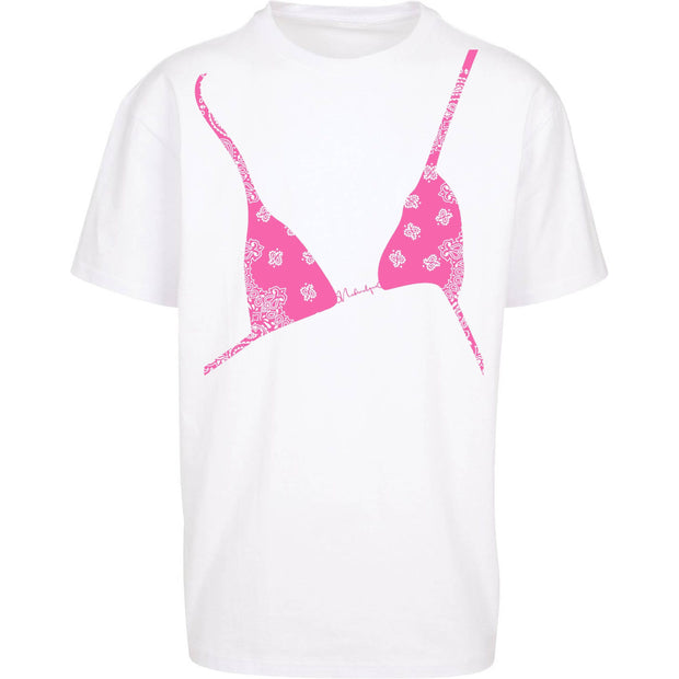 Bikini paisley T-shirt pink