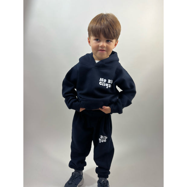 No Bib Clique Navy/white tracksuit