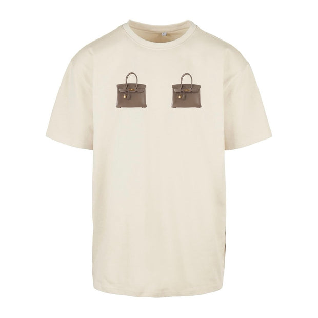 Birkin Boobs Sand/Taupe T-shirt