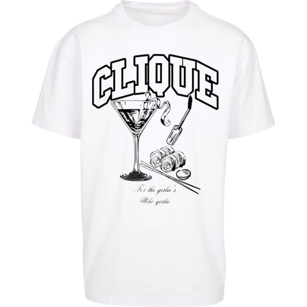 For the girlies, who girlie white T-Shirt