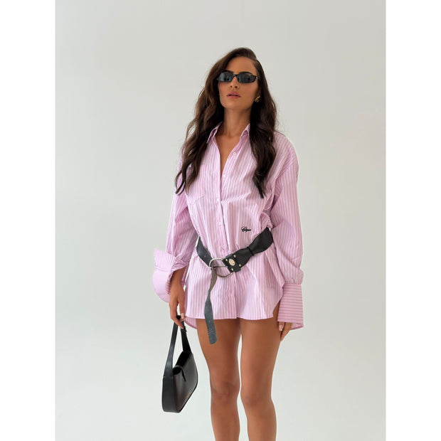 Candy Pink striped shirt