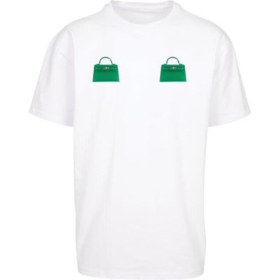 Kelly boobs White/menthe T-shirt