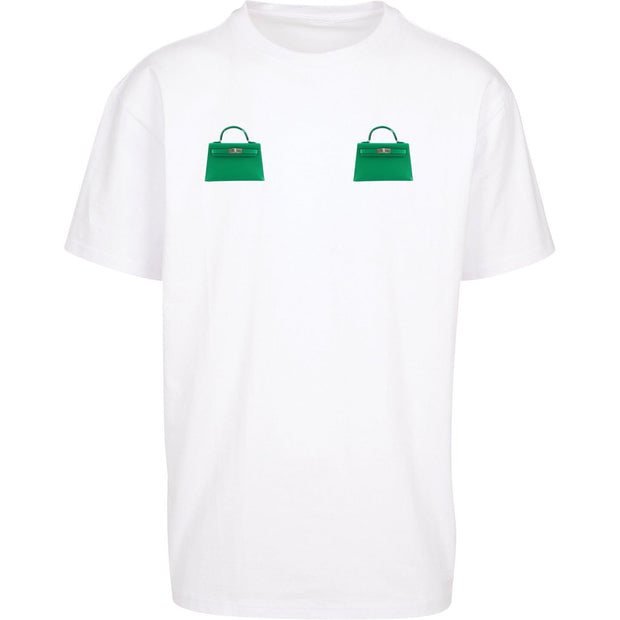 Kelly boobs White/menthe T-shirt