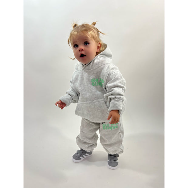 No Bib Clique Ash/mint tracksuit