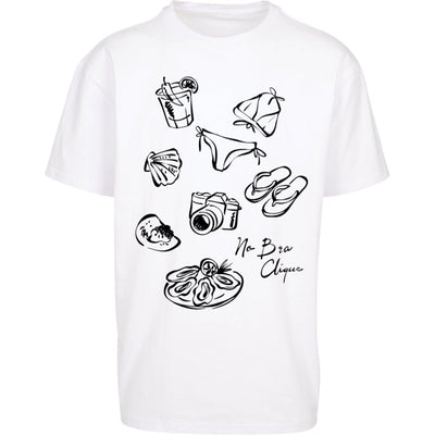 Summer aesthetic white T-shirt