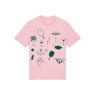 Clique courtside pink T-shirt