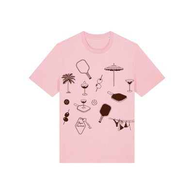 Clique courtside pink T-shirt