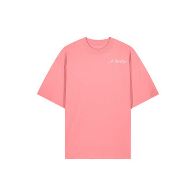 Salmon pink/white bikini T-shirt
