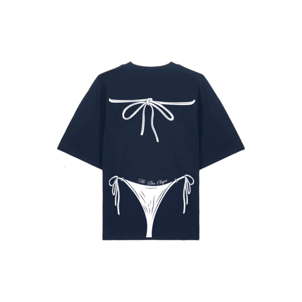 Navy/white bikini T-shirt
