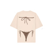 Natural/brown bikini T-shirt