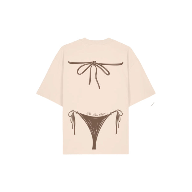 Natural/brown bikini T-shirt