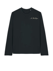 Long sleeve black/cream bikini T-shirt
