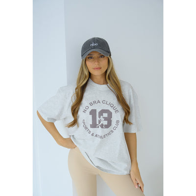 Sports & Athletics club ash grey T-Shirt