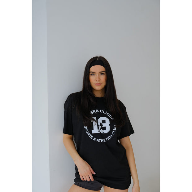 Sports & Athletics club black T-Shirt