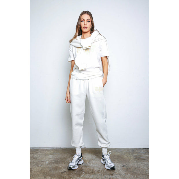 Bubble vanilla mirrored jogger