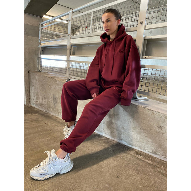 NBC3D Maroon Jogger