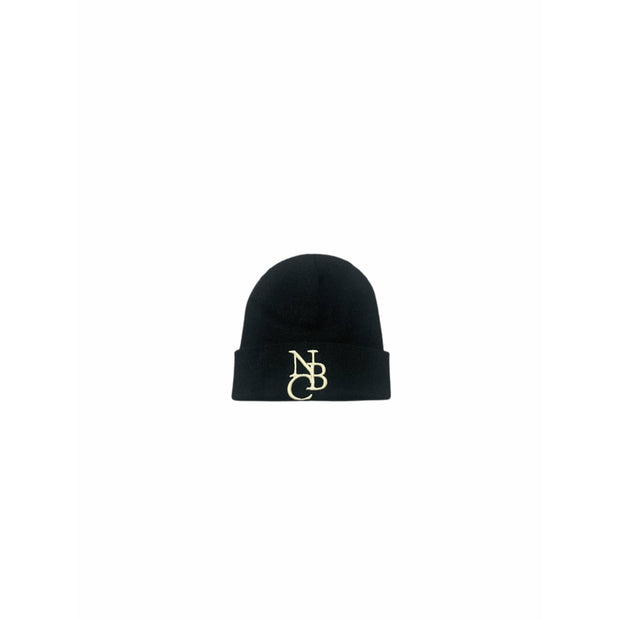 NBC3D black/ cream beanie