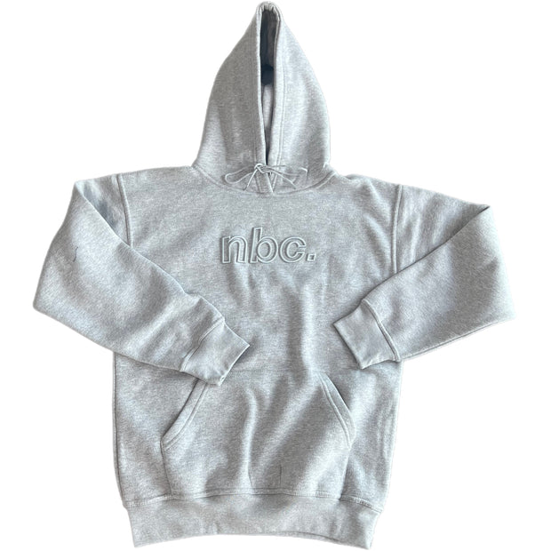 NBC3D heather grey hood