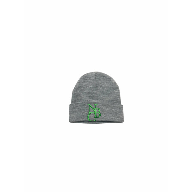 NBC3D Grey/ green beanie